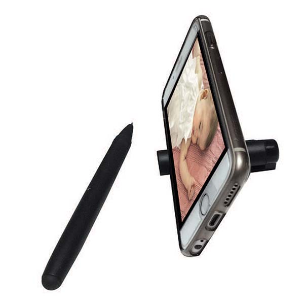Multi Function Ball Pen & Mobile Stand PEBA03001 02 خودکاره 4 کاره کلیک کلاک