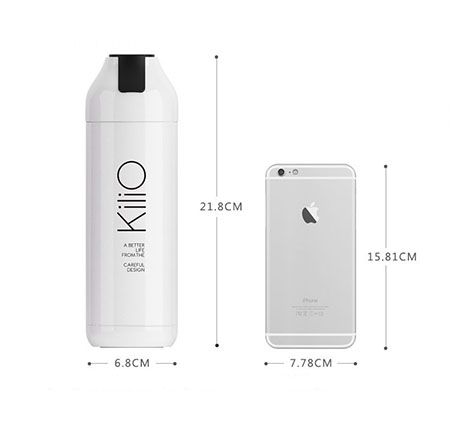 Kilio Vacuum flask Size Comparison